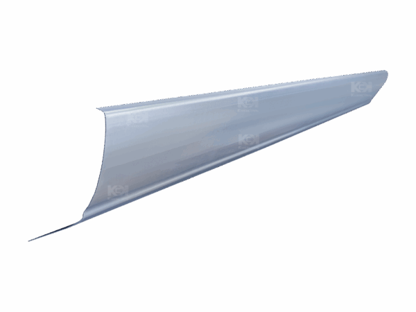 Порог Nissan March / (K12) (2002-2010) загиб под дверь 1.0мм